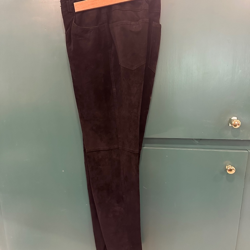 Leather  - Lauren Suede Slacks